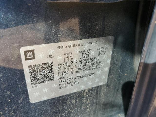 Photo 10 from auction – 2020 CHEVROLET MALIBU LT with VIN 1G1ZD5ST2LF035391