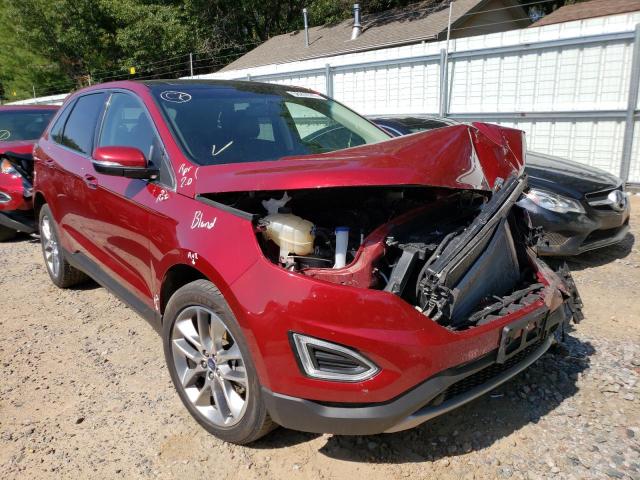 FORD EDGE TITAN 2017 with VIN 2FMPK4K86HBC45037 - Photo from auction