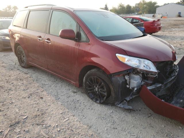 TOYOTA SIENNA XLE 2018 with VIN 5TDYZ3DC0JS937377 - Photo from auction