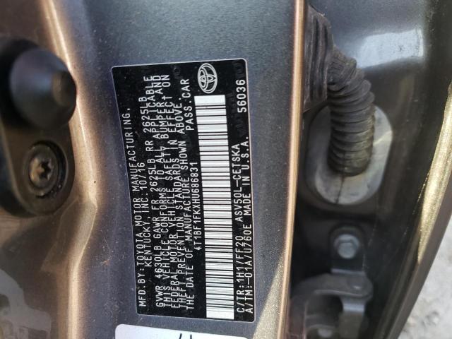 Photo 10 from auction – 2017 TOYOTA CAMRY LE with VIN 4T1BF1FKXHU686831