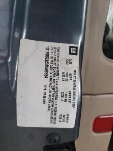 Photo 10 from auction – 2003 CHEVROLET MALIBU with VIN 1G1ND52J23M598854