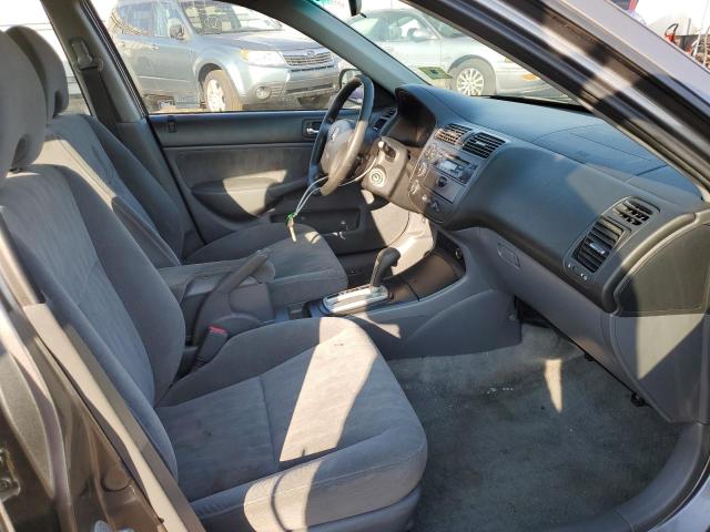 Photo 5 from auction – 2004 HONDA CIVIC LX with VIN 2HGES16504H555607