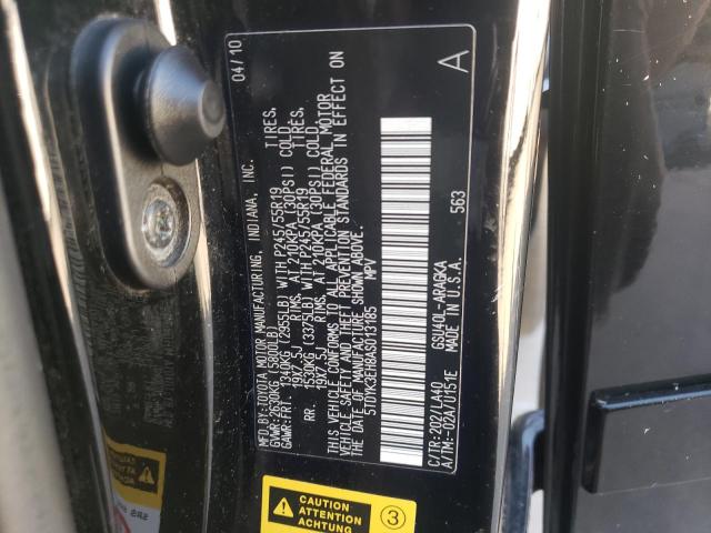 Photo 10 from auction – 2010 TOYOTA HIGHLANDER with VIN 5TDYK3EH8AS013185