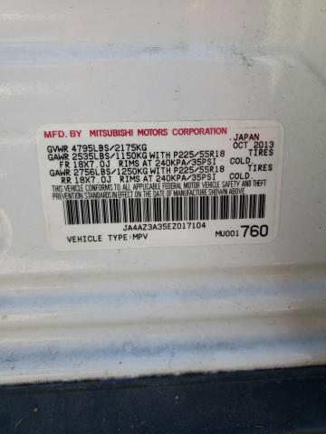 Photo 10 from auction – 2014 MITSUBISHI OUTLANDER with VIN JA4AZ3A35EZ017104