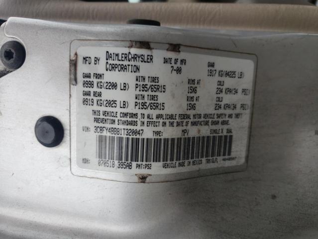 Photo 10 from auction – 2001 CHRYSLER PT CRUISER with VIN 3C8FY4BB81T320047