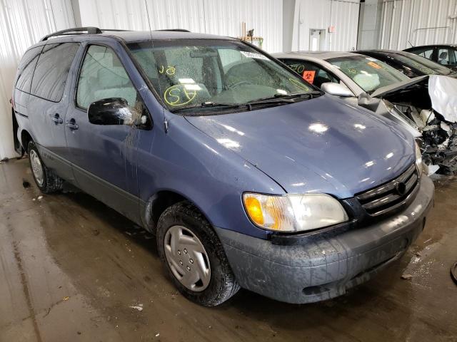 TOYOTA SIENNA LE 2003 with VIN 4T3ZF19C23U546520 - Photo from auction