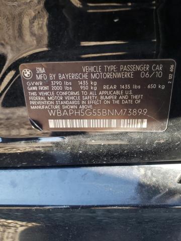 Photo 10 from auction – 2011 BMW 328 I SULE with VIN WBAPH5G55BNM73899