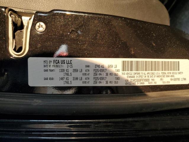 Photo 10 from auction – 2015 DODGE GRAND CARA with VIN 2C4RDGBG8FR709899
