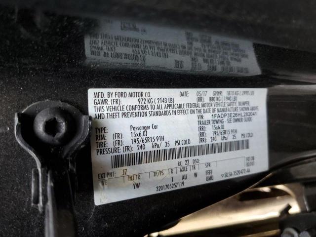 Photo 10 from auction – 2017 FORD FOCUS S with VIN 1FADP3E26HL282041