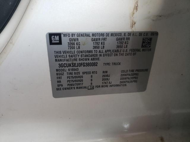 Photo 10 from auction – 2015 CHEVROLET SILVERADO with VIN 3GCUKSEJ0FG380082