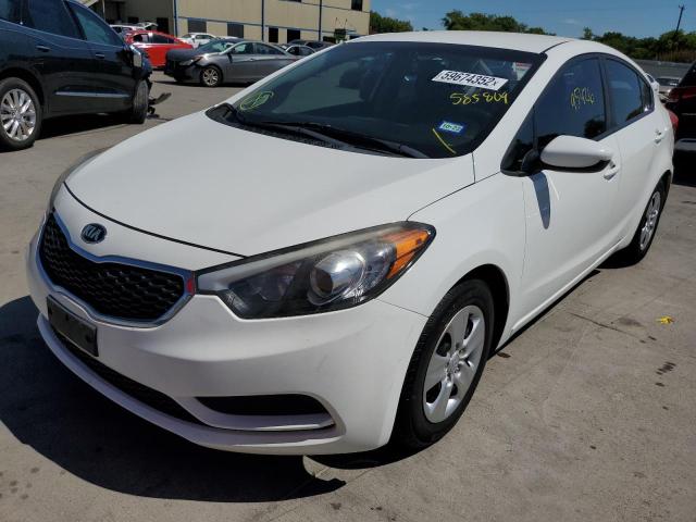 Photo 2 from auction – 2016 KIA FORTE LX with VIN KNAFK4A61G5585809