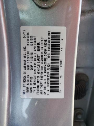 Photo 10 from auction – 2015 HONDA ACCORD LX with VIN 1HGCR2F33FA170809