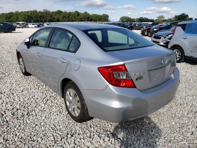 Photo 3 from auction – 2012 HONDA CIVIC LX with VIN 19XFB2F53CE005577