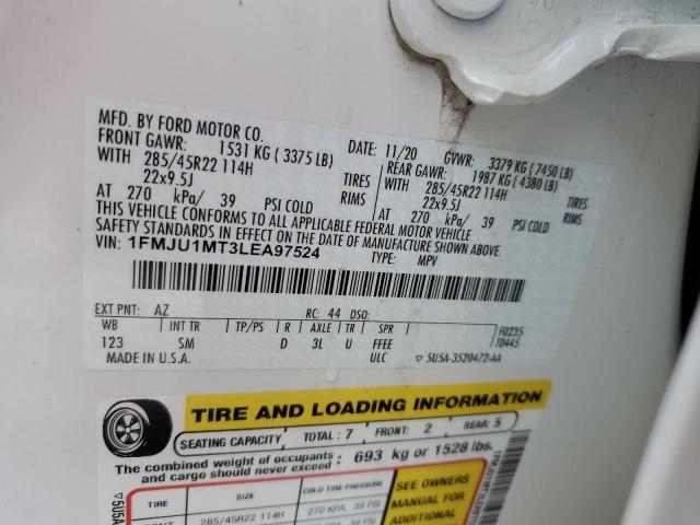 Photo 10 from auction – 2020 FORD EXPEDITION with VIN 1FMJU1MT3LEA97524