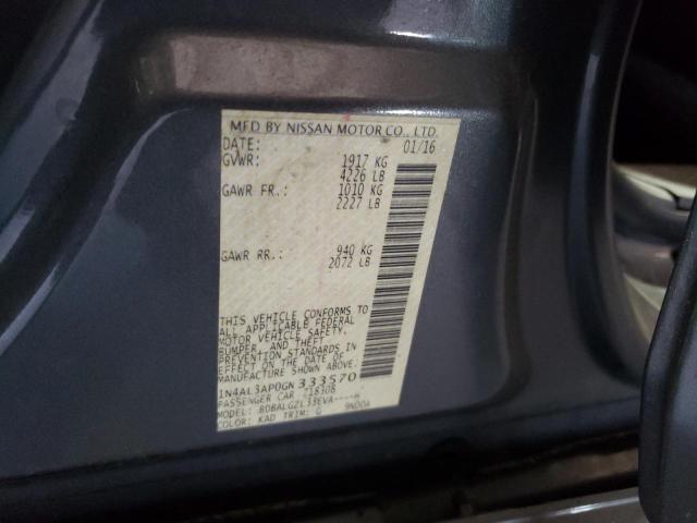Photo 10 from auction – 2016 NISSAN ALTIMA 2.5 with VIN 1N4AL3AP0GN333570
