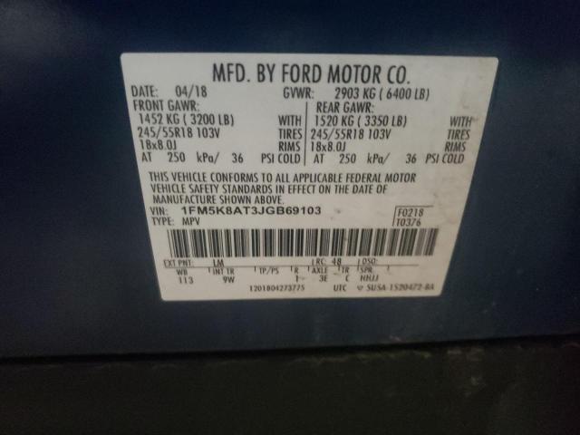 Photo 10 from auction – 2018 FORD EXPLORER P with VIN 1FM5K8AT3JGB69103