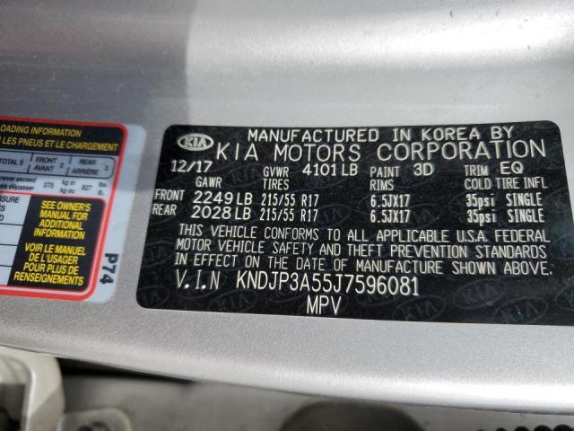 Photo 10 from auction – 2018 KIA SOUL + with VIN KNDJP3A55J7596081