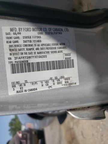 Photo 10 from auction – 2000 FORD CROWN VICT with VIN 2FAFP73W7YX106205