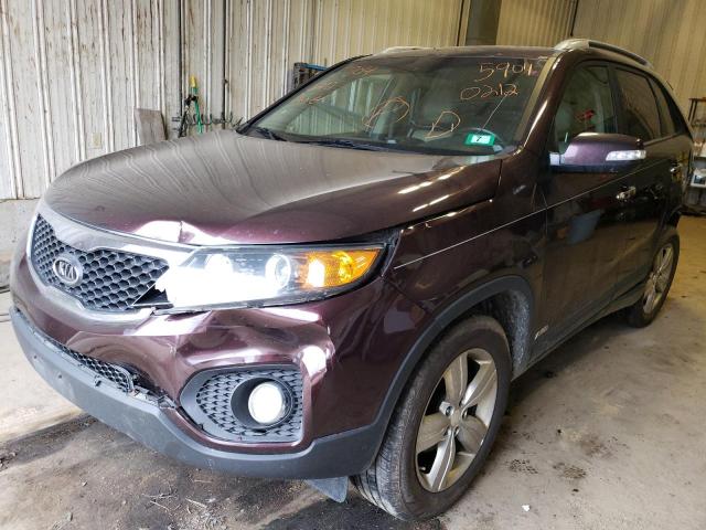 Photo 2 from auction – 2013 KIA SORENTO EX with VIN 5XYKUDA25DG374107