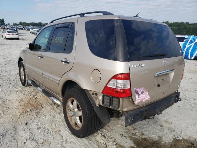 Photo 3 from auction – 2002 MERCEDES-BENZ ML 500 with VIN 4JGAB75E92A354846