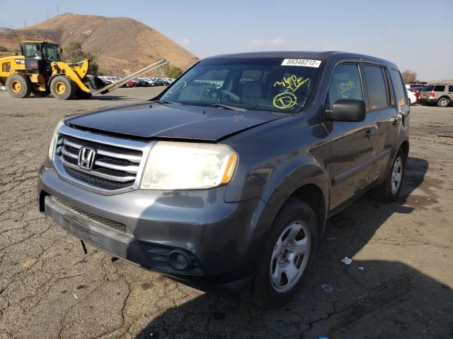 Photo 2 from auction – 2012 HONDA PILOT LX with VIN 5FNYF3H23CB005305
