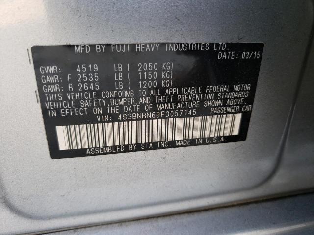 Photo 10 from auction – 2015 SUBARU LEGACY 2.5 with VIN 4S3BNBN69F3057145