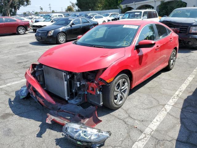 Photo 2 from auction – 2018 HONDA CIVIC LX with VIN 2HGFC2F55JH607025