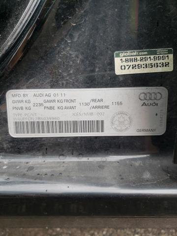 Photo 10 from auction – 2011 AUDI A4 PREMIUM with VIN WAUFFCFL7BN039960