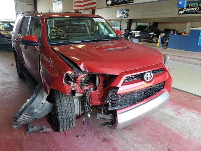 TOYOTA 4RUNNER SR 2014 with VIN JTEBU5JR0E5165799 - Photo from auction
