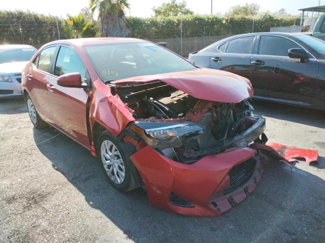 TOYOTA COROLLA L 2019 with VIN 2T1BURHE2KC136589 - Photo from auction