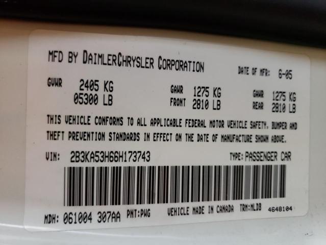 Photo 10 from auction – 2006 DODGE CHARGER R/ with VIN 2B3KA53H66H173743