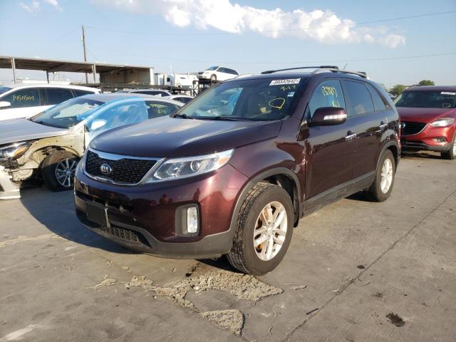 Photo 2 from auction – 2015 KIA SORENTO LX with VIN 5XYKT3A65FG662132