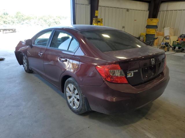 Photo 3 from auction – 2012 HONDA CIVIC LX with VIN 19XFB2F55CE043845