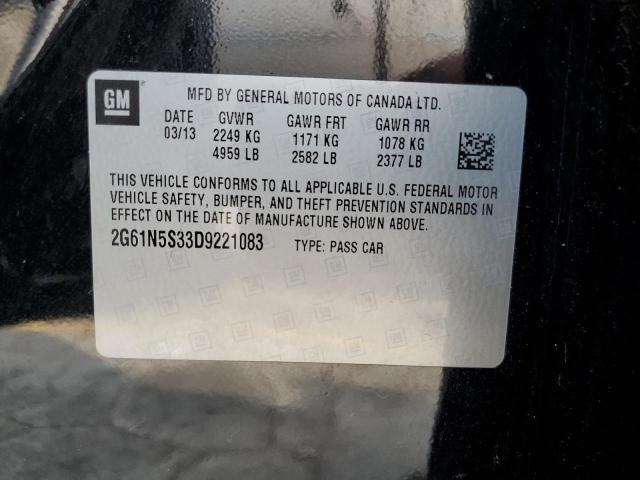 Photo 10 from auction – 2013 CADILLAC XTS with VIN 2G61N5S33D9221083