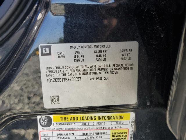 Photo 10 from auction – 2011 CHEVROLET MALIBU 1LT with VIN 1G1ZC5E17BF208057