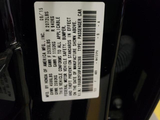 Photo 10 from auction – 2015 ACURA TLX TECH with VIN 19UUB2F59FA026286