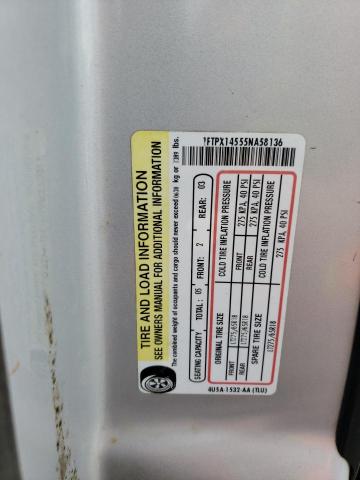 Photo 10 from auction – 2005 FORD F150 with VIN 1FTPX14555NA58136