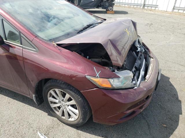 Photo 9 from auction – 2012 HONDA CIVIC EX with VIN 19XFB2F8XCE358523