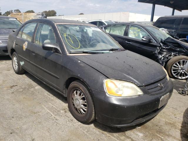 HONDA CIVIC LX 2002 with VIN 2HGES15582H548385 - Photo from auction