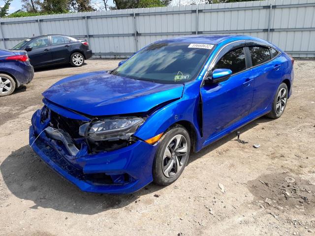 Photo 2 from auction – 2020 HONDA CIVIC LX with VIN 19XFC2F67LE209241