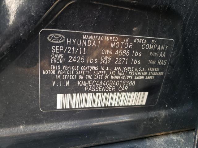 Photo 10 from auction – 2011 HYUNDAI SONATA HYB with VIN KMHEC4A40BA016388