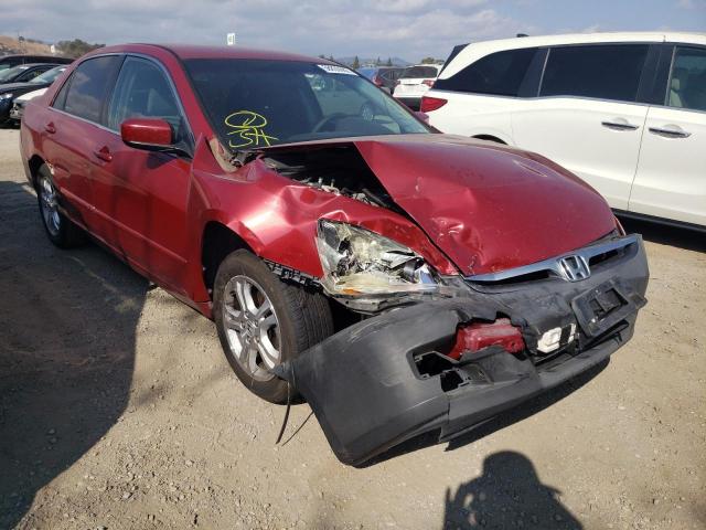 HONDA ACCORD SE 2007 with VIN 1HGCM56337A186963 - Photo from auction