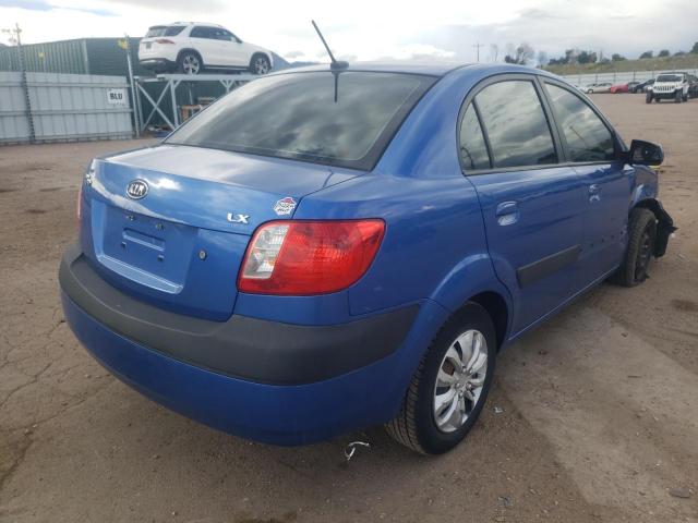 Photo 4 from auction – 2009 KIA RIO BASE with VIN KNADE223596537220