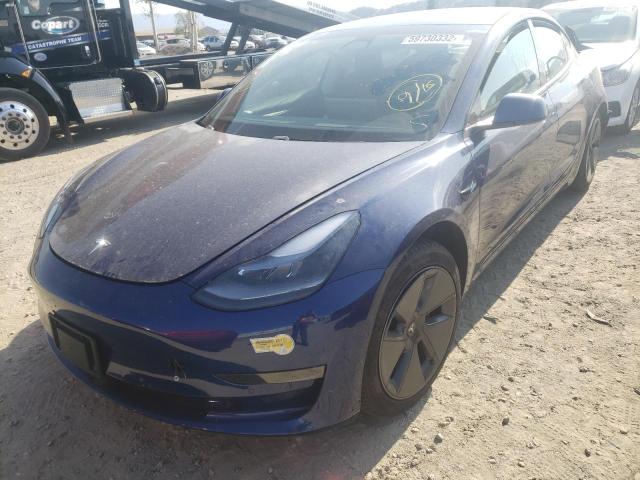 Photo 2 from auction – 2021 TESLA MODEL 3 with VIN 5YJ3E1EA1MF077330