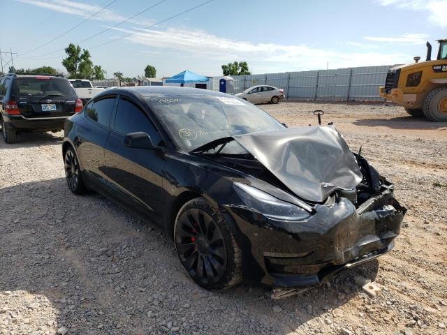 TESLA MODEL 3 2022 with VIN 5YJ3E1EC8NF193529 - Photo from auction