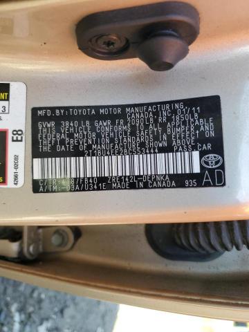 Photo 10 from auction – 2011 TOYOTA COROLLA with VIN 2T1BU4EE2BC553444