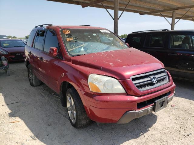 HONDA PILOT EX 2004 with VIN 2HKYF18484H610817 - Photo from auction
