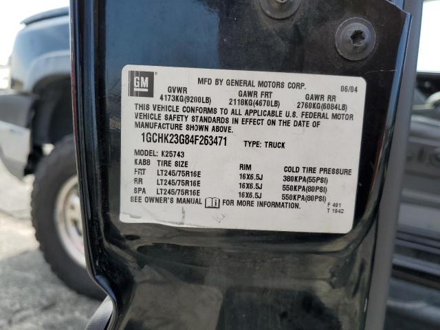 Photo 10 from auction – 2004 CHEVROLET SILVERADO with VIN 1GCHK23G84F263471