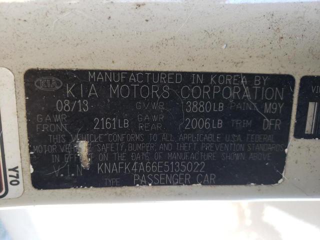 Photo 10 from auction – 2014 KIA FORTE LX with VIN KNAFK4A66E5135022