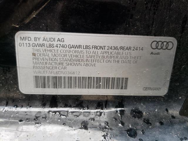 Photo 10 from auction – 2013 AUDI A4 PREMIUM with VIN WAUEFAFL6DN036812